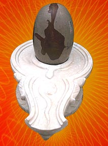White yoni with Narbshwer Lingam