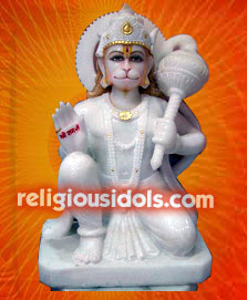 Hanumanji sitting with Blessings