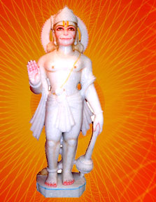White Marble Hanumanji