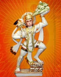White Flying Hanuman