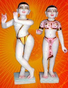 radha krishna statues from india