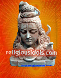 Shiv Bust With Shivling